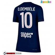 Ženske Nogometnih dresov Paris Saint-Germain Ousmane Dembele #10 Domači 2025-26 Kratki rokavi
